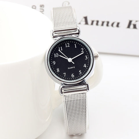 Top Brand Unique Fashion Mini Watches Simple Casual Steel Mesh Women's Watches Ladies Small Dial Watch Clock Relogio Feminino