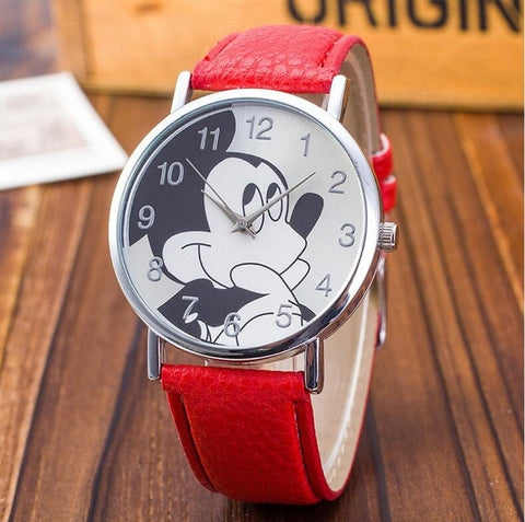 Cartoon Cute Brand Leather Quartz Watch Children Kids Girls Boys Casual Fashion Bracelet Wrist Watch Clock Relogio WristWatch