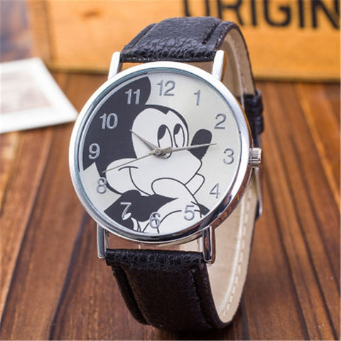 Cartoon Cute Brand Leather Quartz Watch Children Kids Girls Boys Casual Fashion Bracelet Wrist Watch Clock Relogio WristWatch