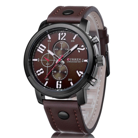 Curren Quartz Mens Watches Top Brand Luxury Leather Watch Men Fashion Casual Wristwatches Clock Reloj Hombre Montre Homme 8192