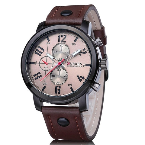 Curren Quartz Mens Watches Top Brand Luxury Leather Watch Men Fashion Casual Wristwatches Clock Reloj Hombre Montre Homme 8192