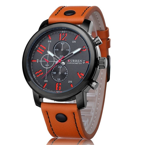 Curren Quartz Mens Watches Top Brand Luxury Leather Watch Men Fashion Casual Wristwatches Clock Reloj Hombre Montre Homme 8192