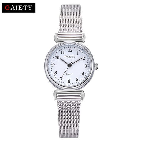 Exquisite Small Women Dress Watches Retro Leather Female Clock Top Brand Women's Fashion Mini Design Bracelet Wristwatches Clock