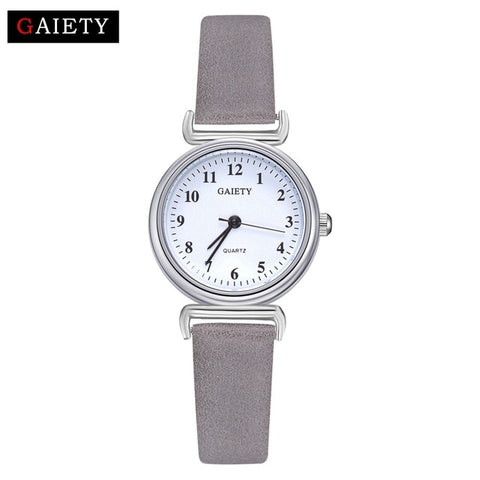 Exquisite Small Women Dress Watches Retro Leather Female Clock Top Brand Women's Fashion Mini Design Bracelet Wristwatches Clock