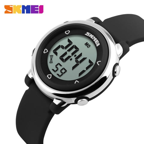 2018 SKMEI Children watch LED Digital Sports Relojes Mujer Boys girls fashion Kids Cartoon Jelly Waterproof Wristwatches