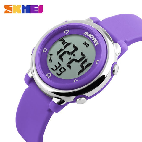 2018 SKMEI Children watch LED Digital Sports Relojes Mujer Boys girls fashion Kids Cartoon Jelly Waterproof Wristwatches