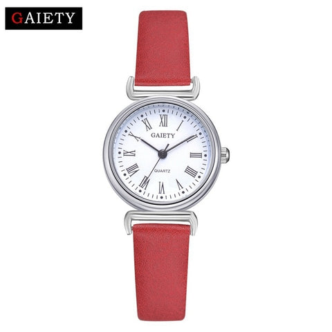 Exquisite Small Women Dress Watches Retro Leather Female Clock Top Brand Women's Fashion Mini Design Bracelet Wristwatches Clock