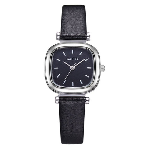 Exquisite Small Women Dress Watches Retro Leather Female Clock Top Brand Women's Fashion Mini Design Bracelet Wristwatches Clock