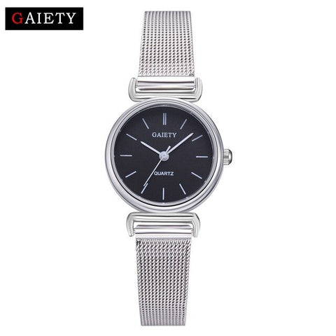 Fashion Exquisite Small Simple Women Dress Watch Leather Female Clock Women's Mini Design Wristwatch Clock Relogio Feminino