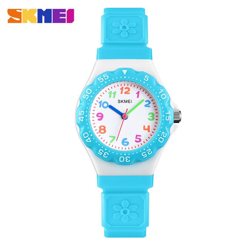 SKMEI NEW Kids Watches Outdoor Sports Wristwtatch Boys Girls Waterproof PU Wristband Quartz Children Watches 1483 reloj