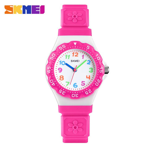 SKMEI NEW Kids Watches Outdoor Sports Wristwtatch Boys Girls Waterproof PU Wristband Quartz Children Watches 1483 reloj