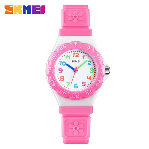 SKMEI NEW Kids Watches Outdoor Sports Wristwtatch Boys Girls Waterproof PU Wristband Quartz Children Watches 1483 reloj