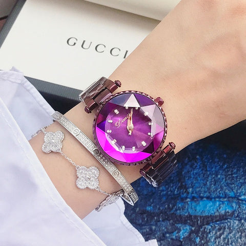 2019 Women's Watches Luxury Brand Lady Woman Quartz Starry sty Wrist Watch Women Female Steel Ladies Wristwatch Relogio Feminino