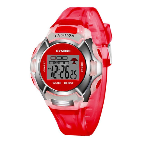 2019 SYNOKE Brand Children Boys Student Waterproof Sports Watch LED Digital Date Wristwatch Multifunction Fashion Clocks New B30