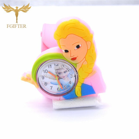 2019 Boy Watch Child's Cartoon Watch Running Yellow Man Case Quartz Wrist Watches for Boys Baby kids Gifts