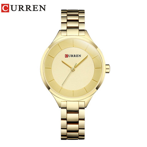 CURREN Rose Gold Watch Women Watches Stainless Steel Ladies Women's Watch Women 2018 Luxury Gold Color Fashion Relogio Feminino