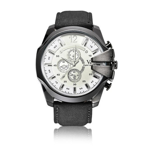 Top Brand Sport Watches Military Leather Wrist Watch Fashion Luxury Men's Watch Clock Men saat relogio masculino reloj hombre 11