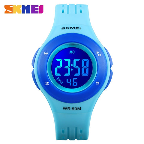 SKMEI Top Brand Children's Watches Fashion casual Digital watch Alarm Outdoor sports waterproof Kids Wristwatch montre enfant