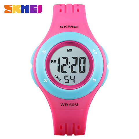 SKMEI Top Brand Children's Watches Fashion casual Digital watch Alarm Outdoor sports waterproof Kids Wristwatch montre enfant