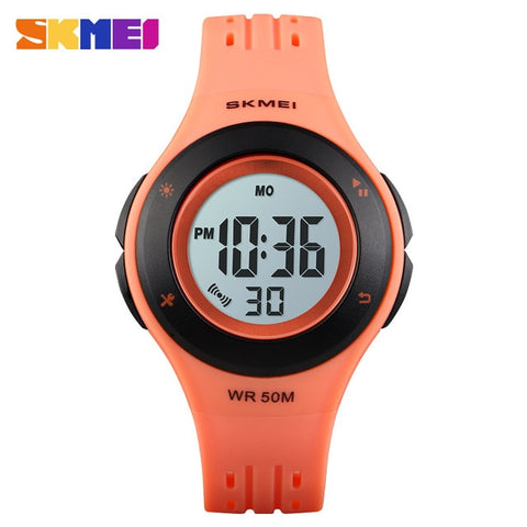 SKMEI Top Brand Children's Watches Fashion casual Digital watch Alarm Outdoor sports waterproof Kids Wristwatch montre enfant