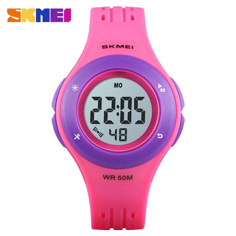 SKMEI Top Brand Children's Watches Fashion casual Digital watch Alarm Outdoor sports waterproof Kids Wristwatch montre enfant