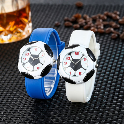 Creative Design Football Soccer Children Watch Kids Watches Silicone Student Boys Girls Wristwatch Clock Gift Montre Enfant 2019