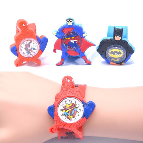 Children's Watches 3D Cartoon Super Hero Wrist Watches kid Baby Watch Clock Quartz Watches for Girls Boys Gifts Relogio Montre