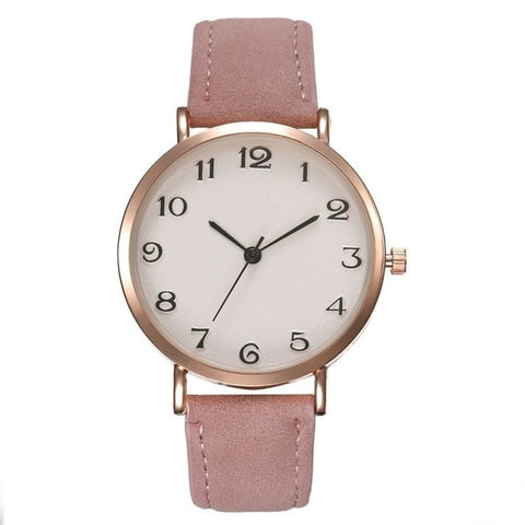 2019 Style Fashion Women's Luxury Leather Band Analog Quartz WristWatch Golden Ladies Watch Women Dress Reloj Mujer Black Clock