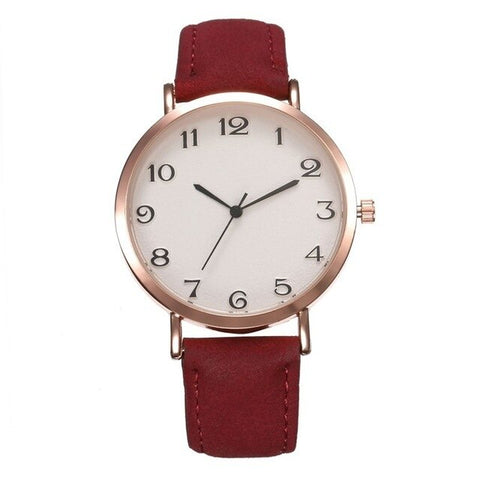 2019 Style Fashion Women's Luxury Leather Band Analog Quartz WristWatch Golden Ladies Watch Women Dress Reloj Mujer Black Clock