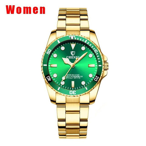 CHENXI Fashion Casual Watch Women Golden Luxury Quartz Watches Women's Date Clock montre femme Brand Wristwatches 2018 New xfcs