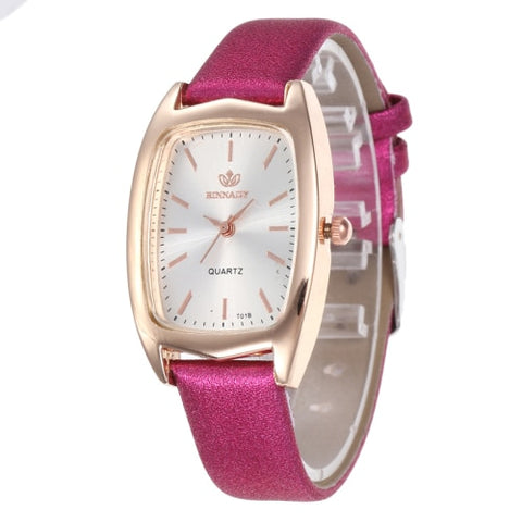 Quartz Watch Women Clock Ladies Wristwatch Square Leather Strap Rectangle Casual Fashion Women's Dress montre carre femme